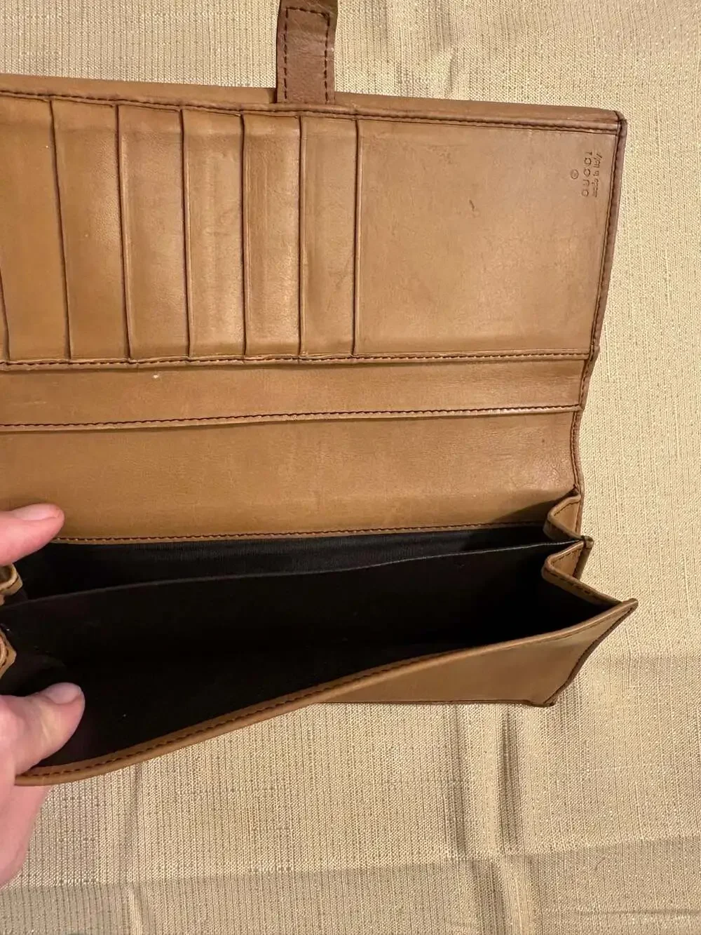 Gucci Jackie GG Monogram Canvas Long Continental Wallet Brown